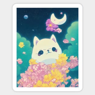 bee and puppycat Sticker